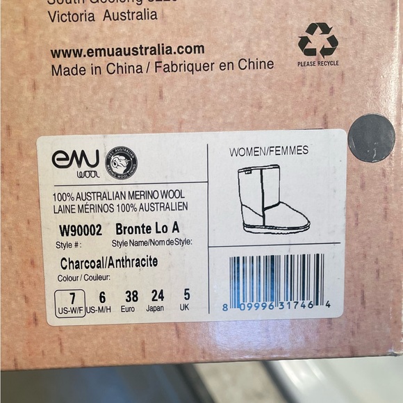 Emu Wool 100% Australian Wool Lined Suede Boots - Picture 11 of 14